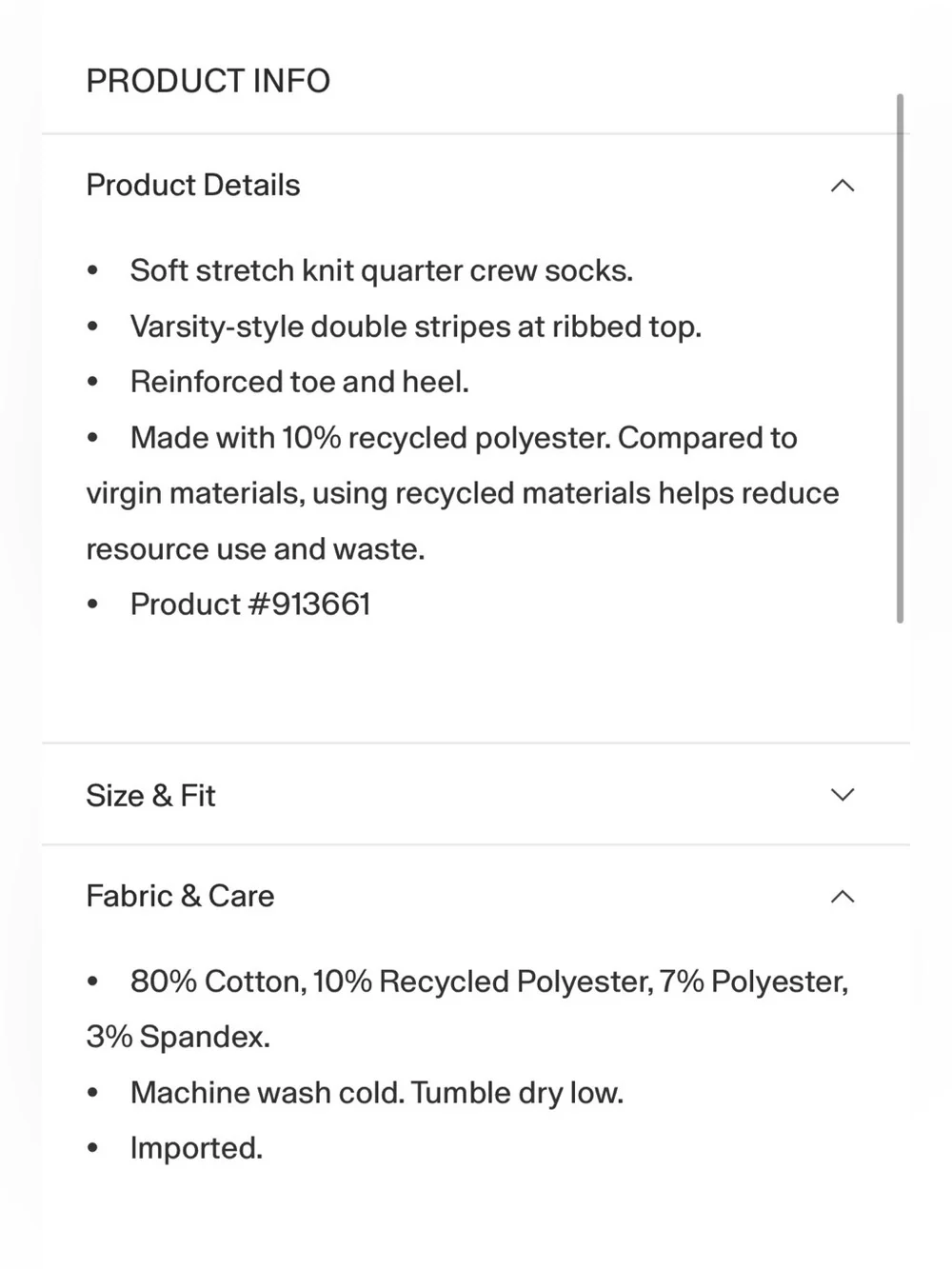 GAP bundle save